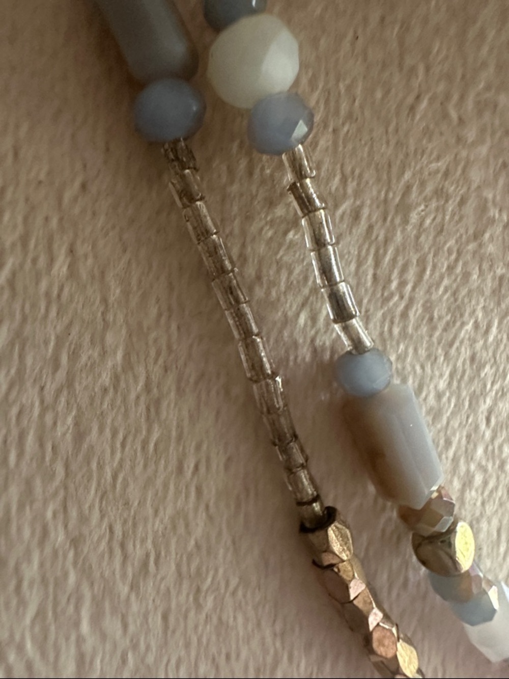 Layering Suede and Milky Crystal Coastal Cowgirl Versatile Wrapping Necklace - Picture 9 of 16